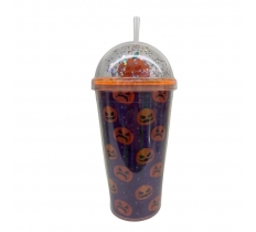 Deluxe Halloween Drinking Cup With Straw