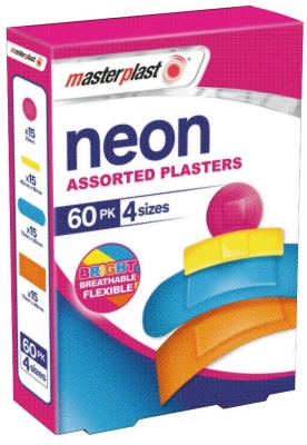 Neon Plasters 60 Pack