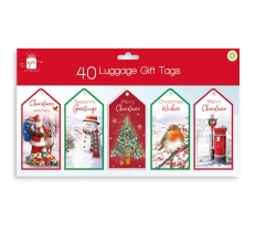 Luggage Tags Traditional 40 Pack