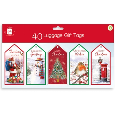 Luggage Tags Traditional 40 Pack