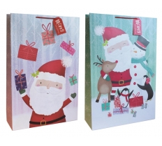 Super Jumbo Gift Bag Cute Santa ( 46.5X70X16cm )