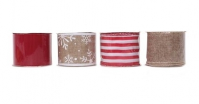 Christmas Hessian Ribbon Spool