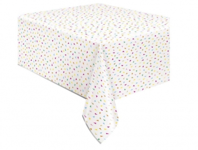 Bright Triangle Birthday Rectangular Foil Table Cover 54"
