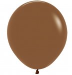 Fashion Colour Coffee 18" Latex Balloons 45cm 25 Pack