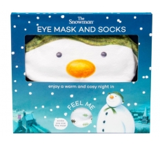 *** OFFER *** Snowman Sleep Mask & Sock Set