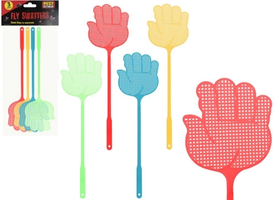 HAND FLY SWATTERS PACK OF 4