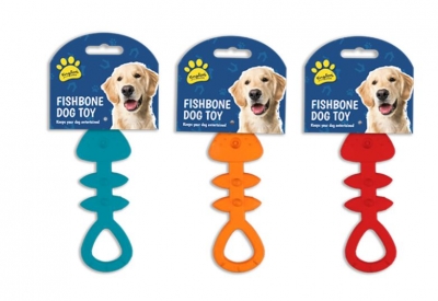 Fish Bone Dog Toy