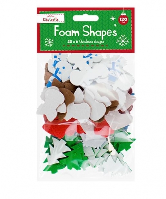 Christmas Craft Foam Shapes ( 120 Pack )