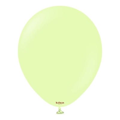 Kalisan 18" Macaron Pistachio Latex Balloons 25 Pack