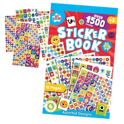 Kids Create Activity Sticker Book 1500 Pcs