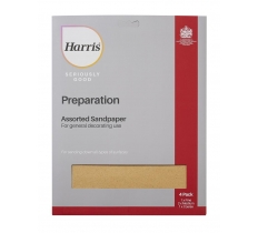 Harris Seriously Good Assorted Sandpaper 4 Pack