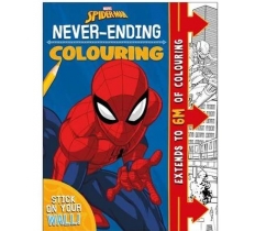 Marvel SpiderMan Never-Ending Colouring