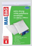 County Mail Bag Extra Large ( 420mm X 500mm ) 4 Pack