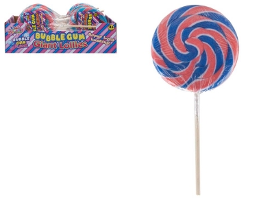 Bubblegum Swirl Candy Lolly Stick 110gm