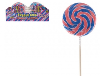 Bubblegum Swirl Candy Lolly Stick 110gm