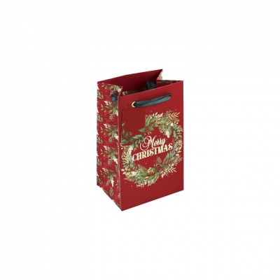 Christmas Embossed Wreath Perfume Bag