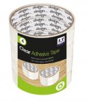 Roll Clear Adhesive Tape 4 Pack