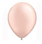 5" Qualatex Round Pearl Peach 100 Pack Latex Balloons