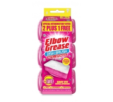 Elbow Grease Pink Dish Brush Refill 3pack