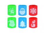 Christmas 3.5cm Mini Springs 6 Pack ( Assorted Colours )