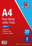 Mail Master A4 Jotter Pad 25 Sheets Pack Of 2