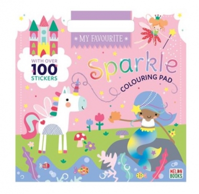 My Favourite Sparkle Colouring Pad & Stickers (ZERO VAT)