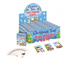 Mini Christmas Playing Cards x 24 ( 22p Each )