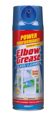 Elbow Grease Glass Cleaner Aerosol 400ml