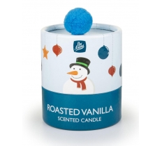 Snowman Pom Pom Candle Roasted Vanilla 100g