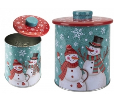 Christmas Biscuit Tin 15.5cm