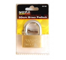 Blackspur 50mm Brass Padlock