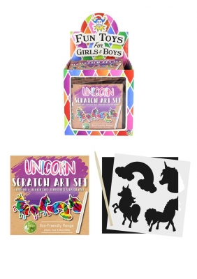 Eco-Friendly Unicorn Magic Colour Scratch Set X 108