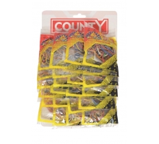 COUNTY ASSORTED RUBBER BANDS x 24