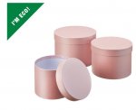 SYMPHONY HAT BOXES SET OF 3 PALE PINK