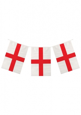 St George England Flag Bunting 4m (11 Flags)