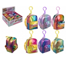 Multicoloured Mini Backpack Clip On 11cm X 5cm 6 Assorted