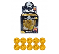 Pirate Gold Coins 2.4cm 12 Pack X 84 ( 17p Each )