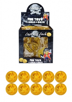 Pirate Gold Coins 2.4cm 12 Pack X 84 ( 17p Each )