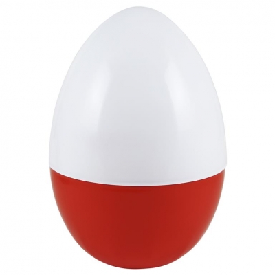 Easter White And Orange Jumbo Plastic Egg 14"