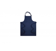 Cotton Kids Apron 43X56cm Navy