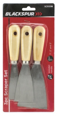 Blackspur 3 Pack Scraper Set 1" 2" & 3"