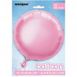 Solid Round Foil Balloon 18" Pastel Pink