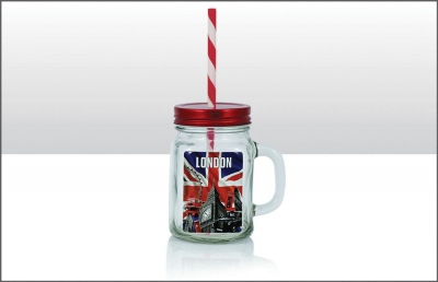 Capital London Glass Mason Jar