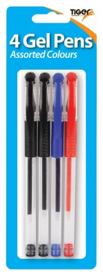 Tiger Gel Pens 4 Pack