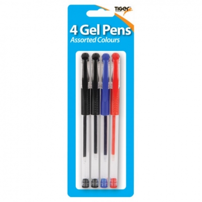 Tiger Gel Pens 4 Pack