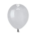 Gemar 5" Pack 50 Latex Balloons Grey #070