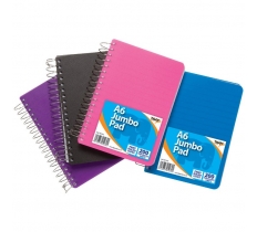 Tiger A6 Polyprop Jumbo Twin Wire Notebook 200 Pages