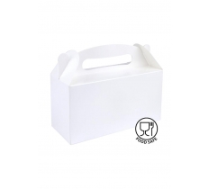 Lunch Box White 22.5 X 9.5 X 12cm