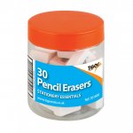 Tiger Small Pencil Erasers In A Tub X 30