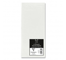 Tissue Paper White 6 Sheets